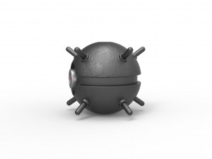 Naval mine orb 3D Druckmodell