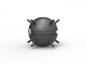 Naval mine orb 3D Print Model