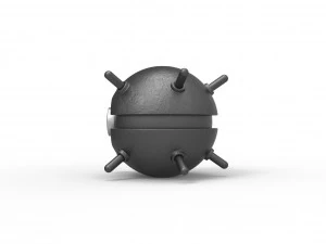 Naval mine orb 3D Print Model