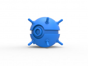Naval mine orb 3D Druckmodell