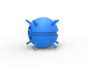 Naval mine orb 3D Druckmodell