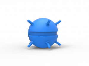 Naval mine orb 3D Druckmodell
