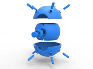 Naval mine orb 3D Print Model