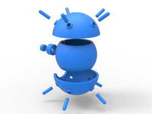 Naval mine orb 3D Druckmodell