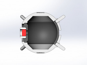 Naval mine orb 3D Druckmodell