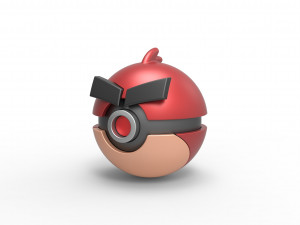 Angry bird Red orb 3D Print Model
