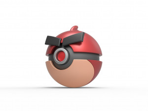 Angry bird Red orb Modello di stampa 3D
