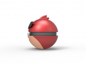 Angry bird Red orb Modello di stampa 3D