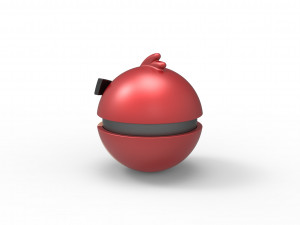 Angry bird Red orb Modello di stampa 3D