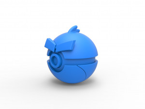 Angry bird Red orb Modello di stampa 3D