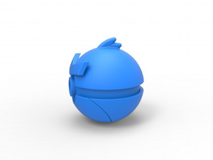 Angry bird Red orb Modello di stampa 3D
