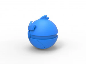 Angry bird Red orb 3D Print Model