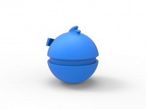 Angry bird Red orb Modello di stampa 3D