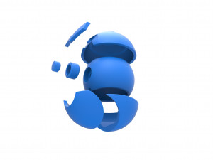 Angry bird Red orb Modello di stampa 3D