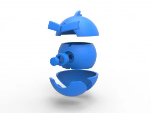 Angry bird Red orb 3D Print Model