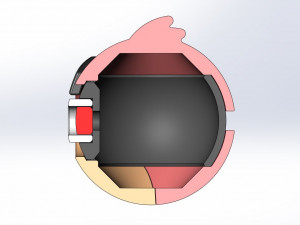 Angry bird Red orb Modello di stampa 3D