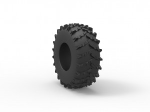 Low pressure tire 7 Scale 1 to 25 3D Принт Модель