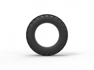 Tractor tire 2 Scale 1 to 10 3Dプリントモデル