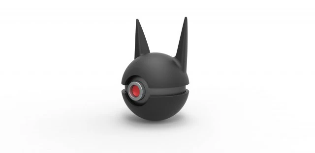 Bat orb 3D Print Model .c4d .max .obj .3ds .fbx .stl .blend