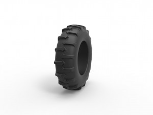 Tractor tire 3 Scale 1 to 25 3D Baskı Modeli