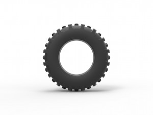 Tractor tire 3 Scale 1 to 25 3D Baskı Modeli