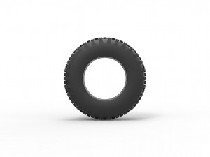 Tractor tire 4 Scale 1 to 25 Model Cetak 3D