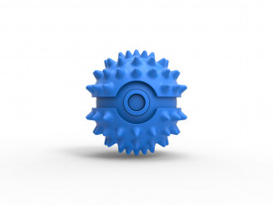 Orb with massage spikes 3D-printmodel