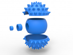 Orb with massage spikes 3D-printmodel