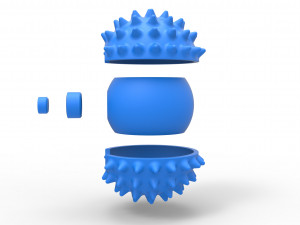 Orb with massage spikes 3D-printmodel