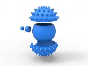 Orb with massage spikes 3D-printmodel