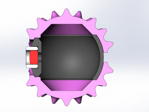 Orb with massage spikes 3D-printmodel