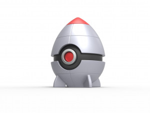 Rocket orb Model Cetak 3D
