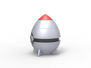 Rocket orb Model Cetak 3D