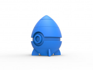 Rocket orb Model Cetak 3D