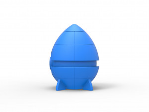 Rocket orb Model Cetak 3D