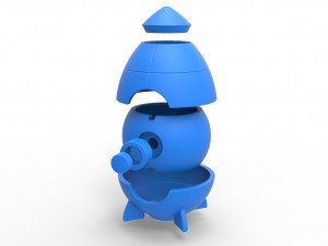 Rocket orb Model Cetak 3D