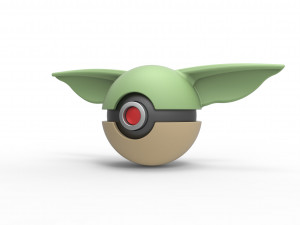 Grogu orb 3Dプリントモデル