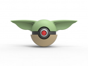 Grogu orb 3Dプリントモデル