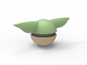 Grogu orb 3Dプリントモデル