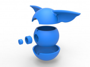 Grogu orb 3Dプリントモデル