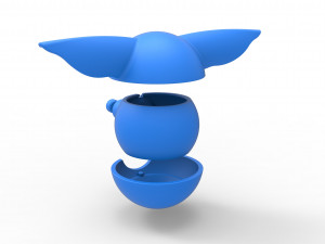 Grogu orb 3Dプリントモデル