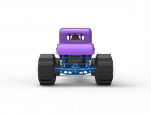 Mud dragster Hot Rod Scale 1 to 25 Modèles 3D en vedette
