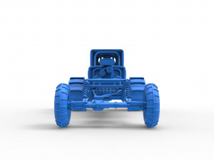 Mud dragster Hot Rod Scale 1 to 25 Modèles 3D en vedette