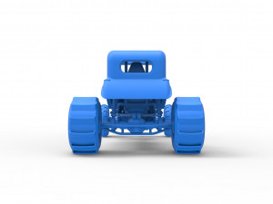 Mud dragster Hot Rod Scale 1 to 25 Modèles 3D en vedette