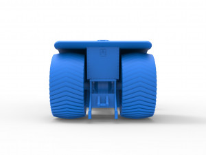 Pulling tractor with 4 jet engines Scale 1 to 25 3Dプリントモデル