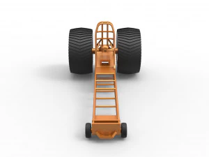 Pulling tractor chassis Scale 1 to 25 3D Print Model