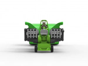 Pulling tractor with transverse V8 engines Scale 1 to 25 3D Print Model