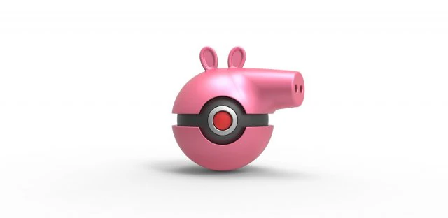 Peppa pig orb 3D Print Model .c4d .max .obj .3ds .fbx .stl .blend 