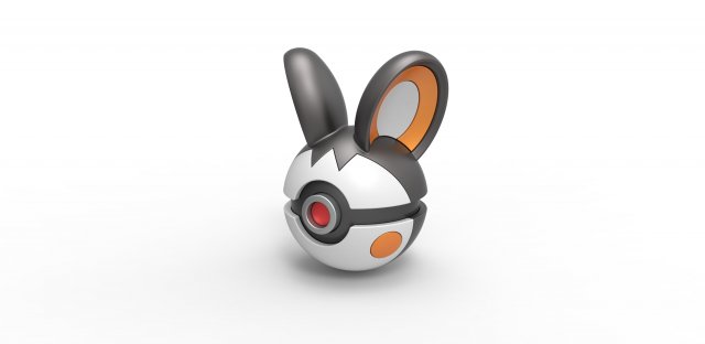 Emolga orb 3D Print Model .c4d .max .obj .3ds .fbx .stl .blend 