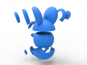Emolga orb 3D Print Model